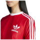 Adidas Γυναικεία κοντομάνικη μπλούζα Adicolor 3-Stripes Pinstripe Tee